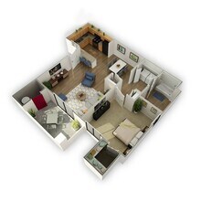 1x1 PLATINUM A21-2078 floor plan